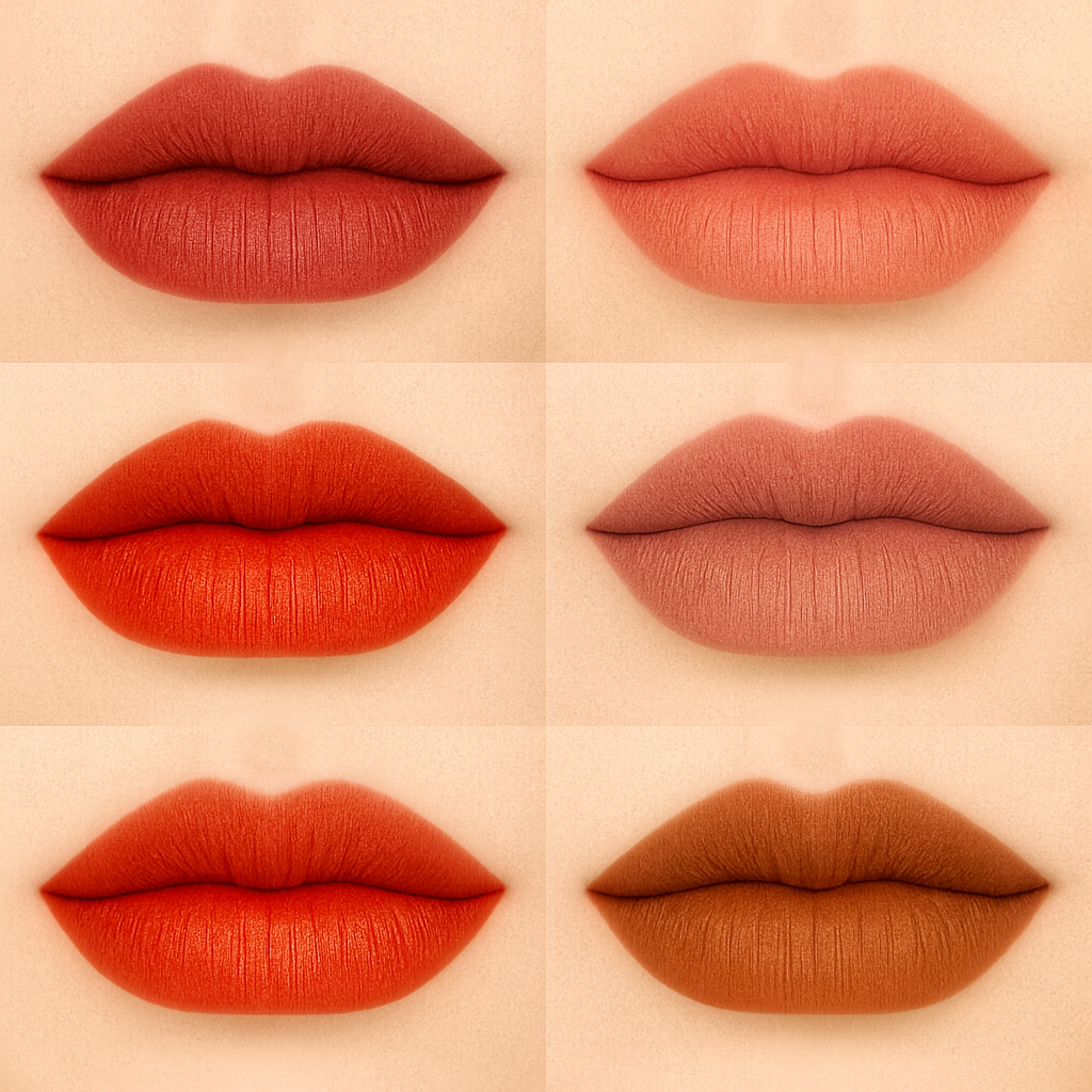 Heng Fang Color Pocket Lipstick Set 6 Long Lasting Waterproof Matte Moisturizing Mini Lipsticks