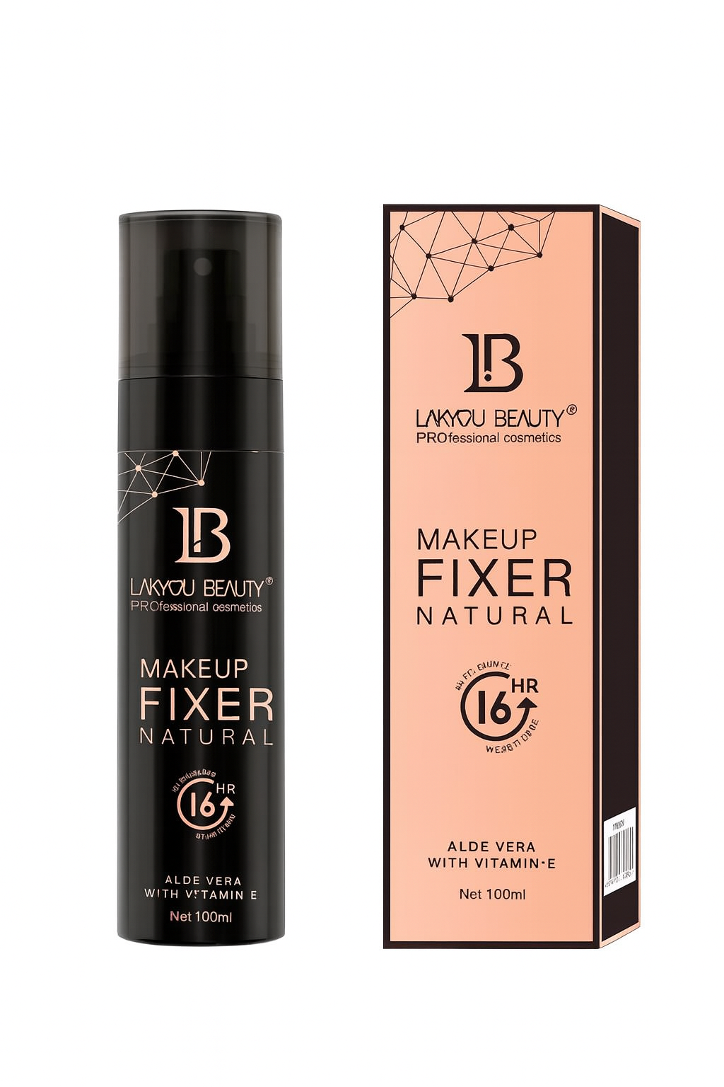 LAKYOU Beauty Makeup Fixer Spray – Long-Lasting Setting Mist