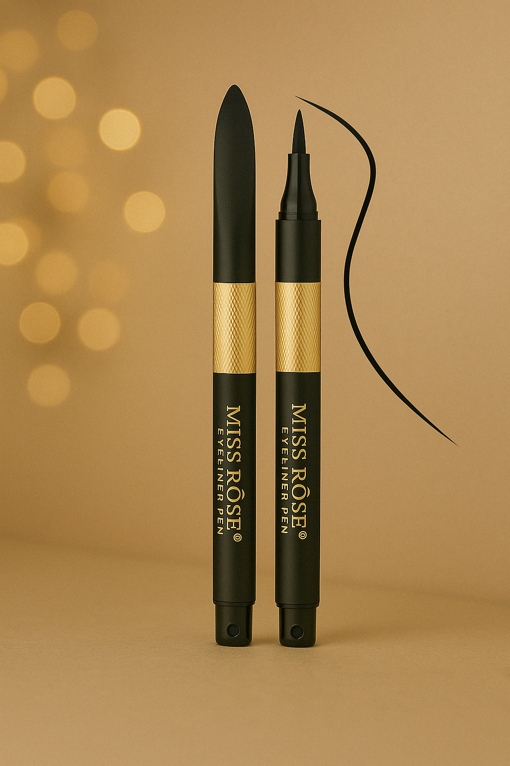 ✨ Miss Rose Waterproof Eyeliner 🖤 Long-Lasting | Smudge-Proof | Bold Eye Makeup Look | Matte Finish ✨