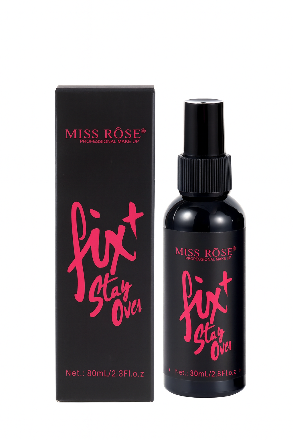 MISS ROSE Fix+ Stay Over Makeup Fixer Spray Long-Lasting Oil-Free Setting Mist | Hydrating Makeup Fixer for Flawless Smooth Finish