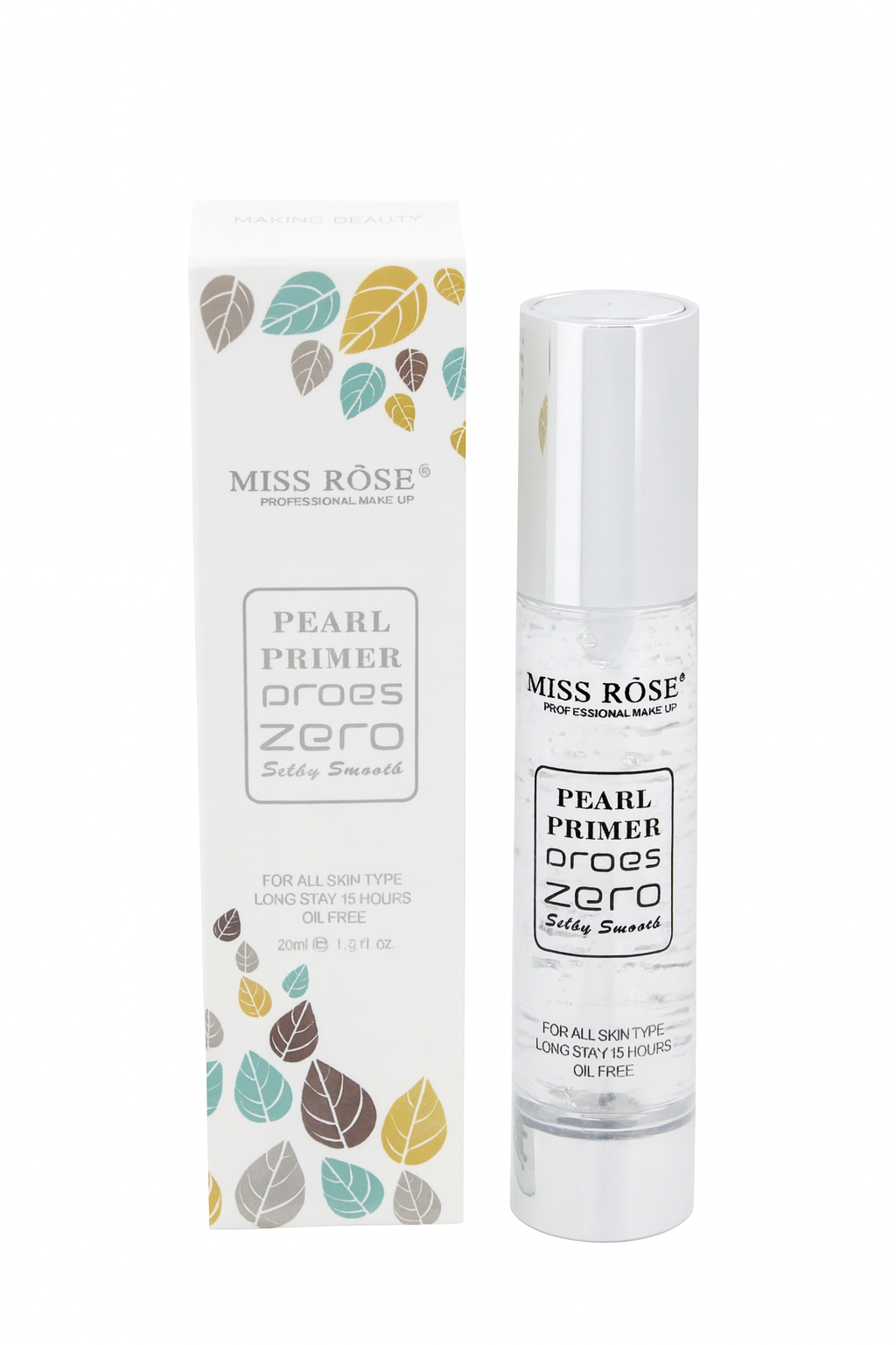 Miss Rose Pearl Primer Oil-Free Makeup Base | Long Lasting Pore Zero Smooth Finish