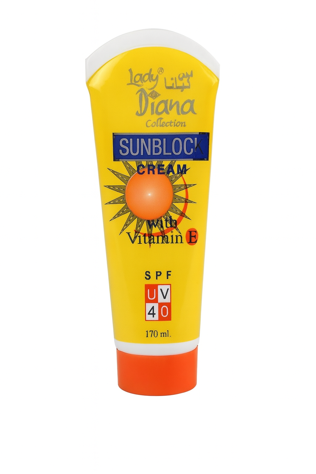 Lady Diana Sunblock Cream SPF 40 UV Protection with Vitamin E | Whitening, Brightening & Long-Lasting Sunscreen